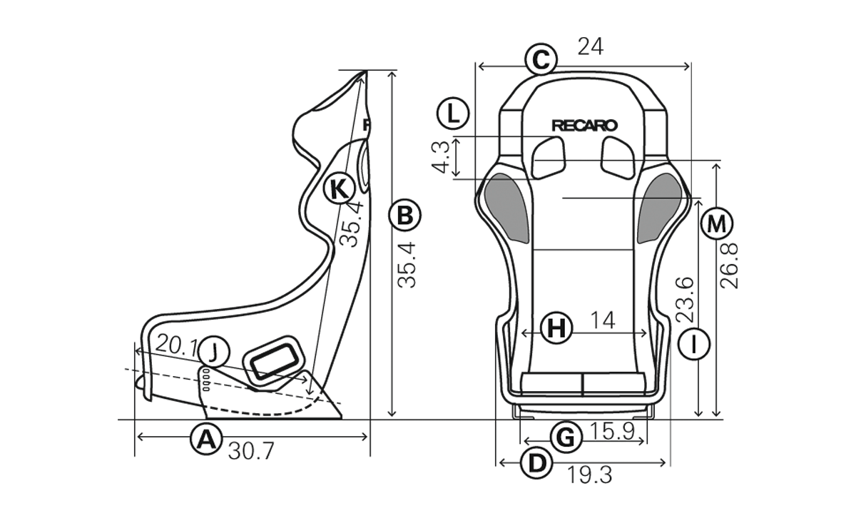 Recaro Pro Racer SPG XL ORV Seat