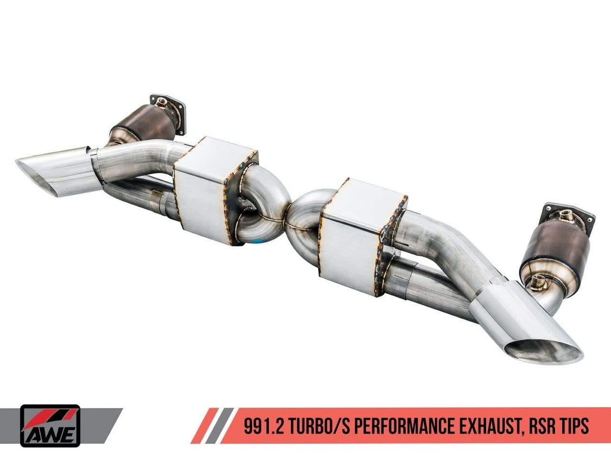 AWE Tuning Performance Exhaust System - 991.2 Turbo/S