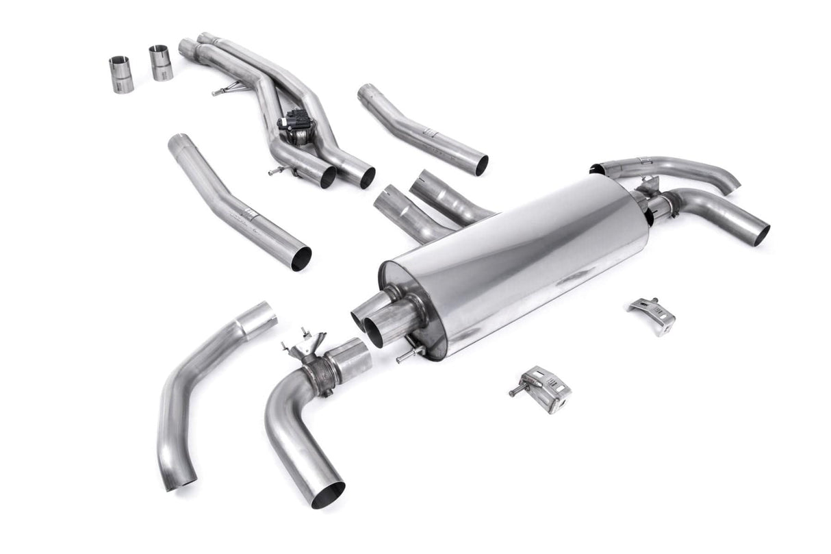 Milltek 3" Front Pipe Back Exhaust System (Fits to OE Tailpipes) - Audi / 4.0T / 4M / SQ7