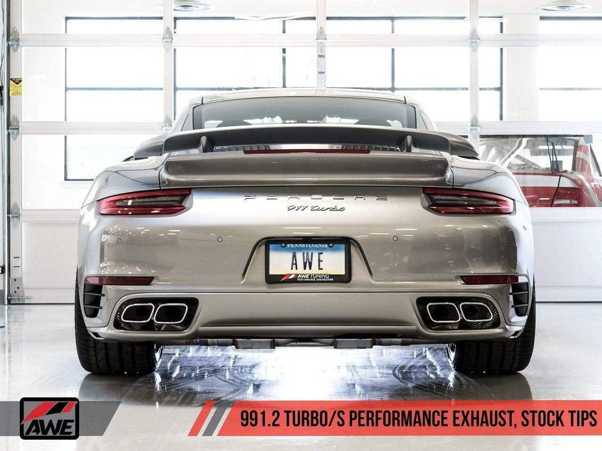 AWE Tuning Performance Exhaust System - 991.2 Turbo/S