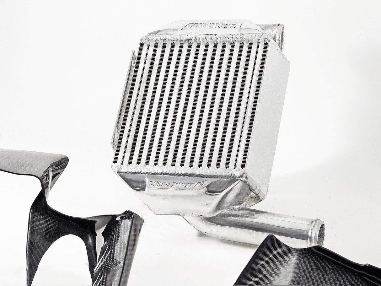 AWE Performance Intercooler Kit with Carbon Fiber Shrouds | Audi 2.7T