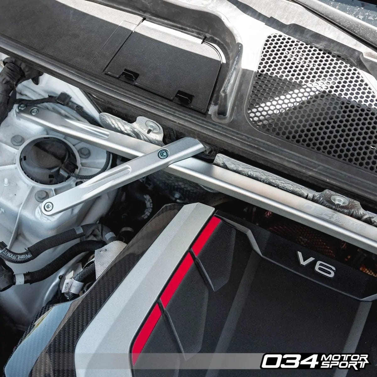 034Motorsport Billet Aluminum Front Strut Brace - Audi / B9 / B9.5 / Q5 / SQ5