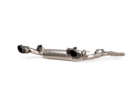 Akrapovic Evolution Line Cat Back (Titanium) w/Carbon Tips - Audi 2021+ 8Y S3 Sedan