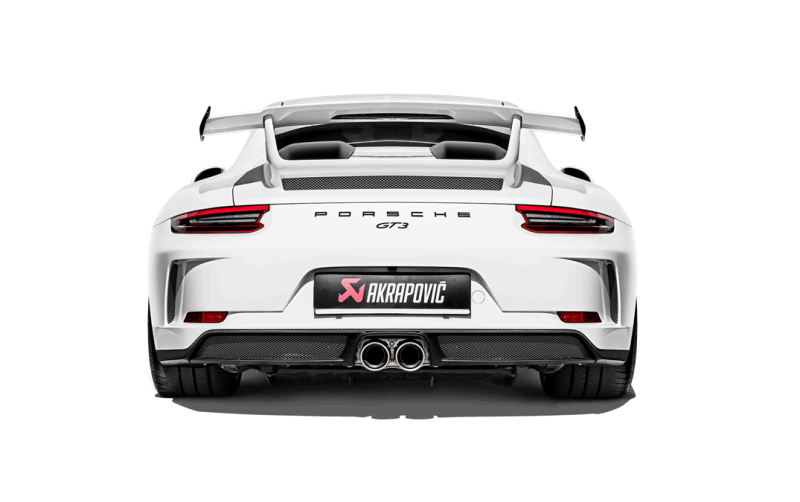 Akrapovic Porsche 911 GT3 (991.2) Slip-On Race Line (Titanium) w/Header/Tail Pipes