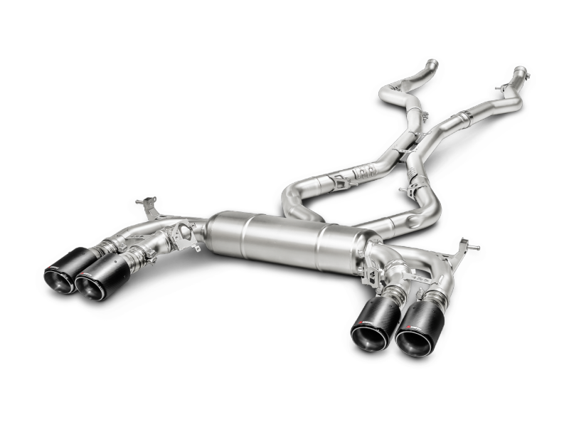 Akrapovic BMW X5M (F85) Evolution Line Cat Back (Titanium) w/ Carbon Tips