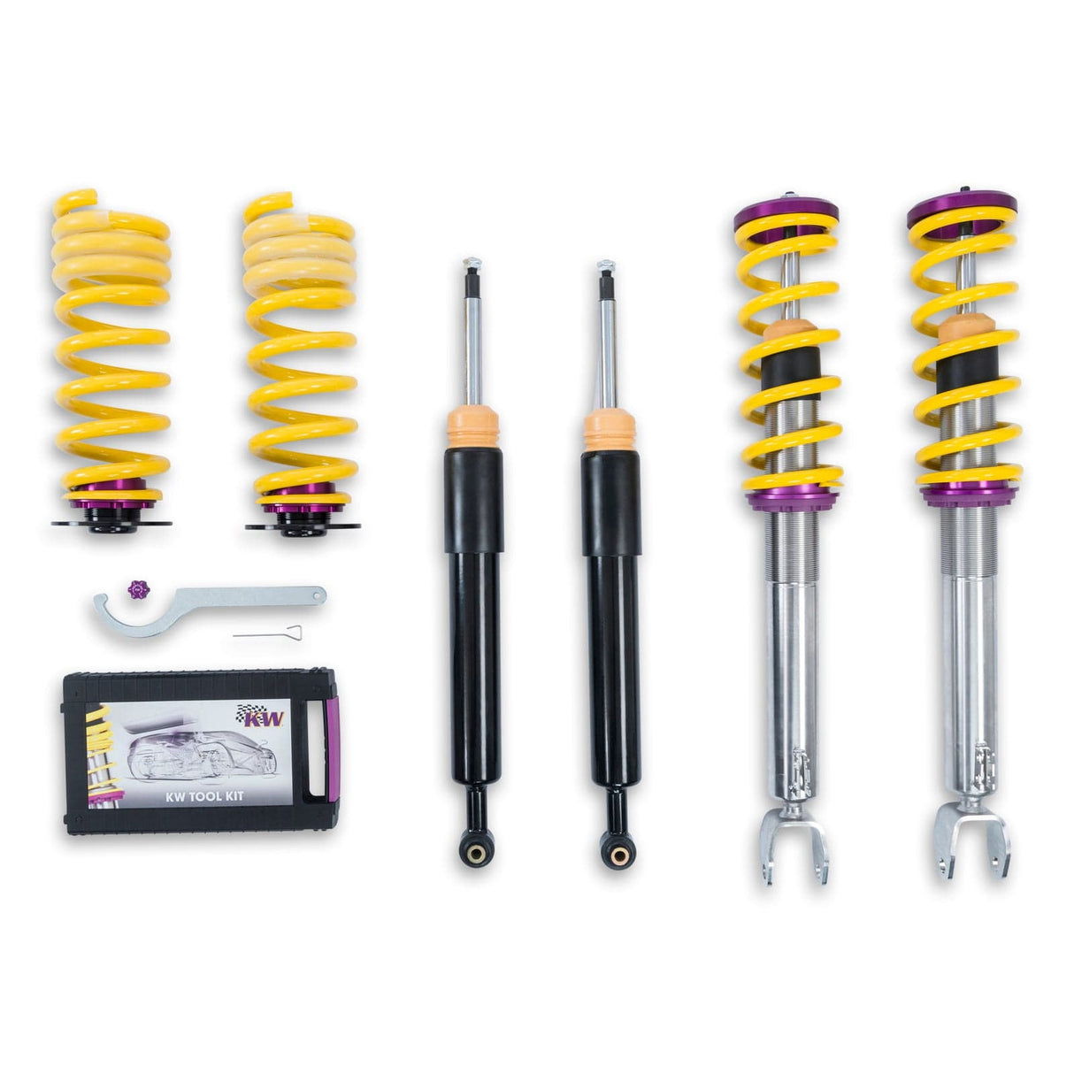 KW V1 Coilover Kit - Mercedes E300 Sedan (W213), E300 Coupe (C238); 2WD; without EDC