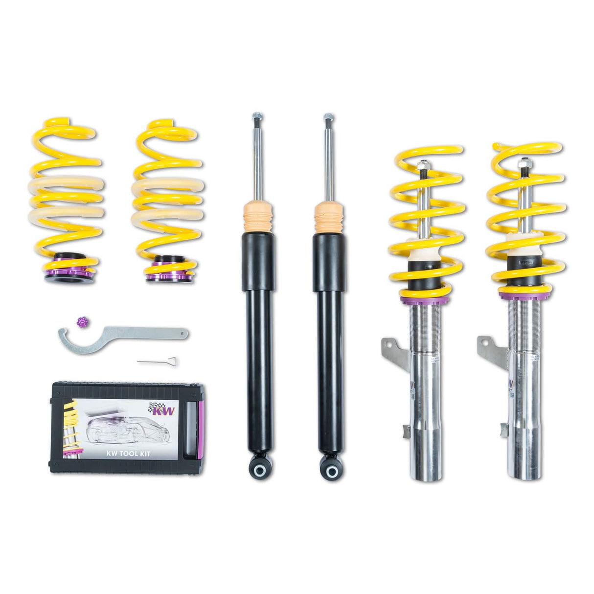 KW V1 Coilover Kit - VW Golf VII R, without DCC