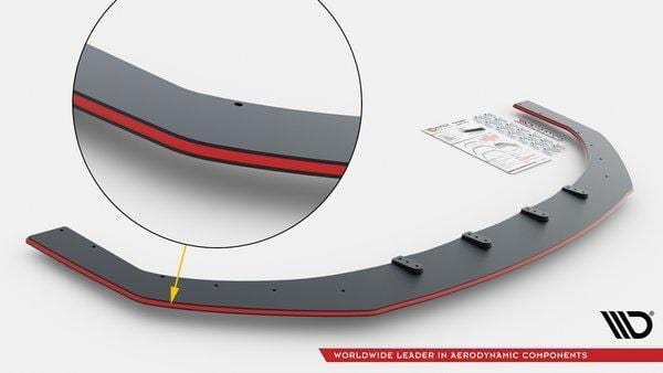 Maxton Design Racing Durability Front Splitter Volkswagen Golf Mk8 GTi / R-Line