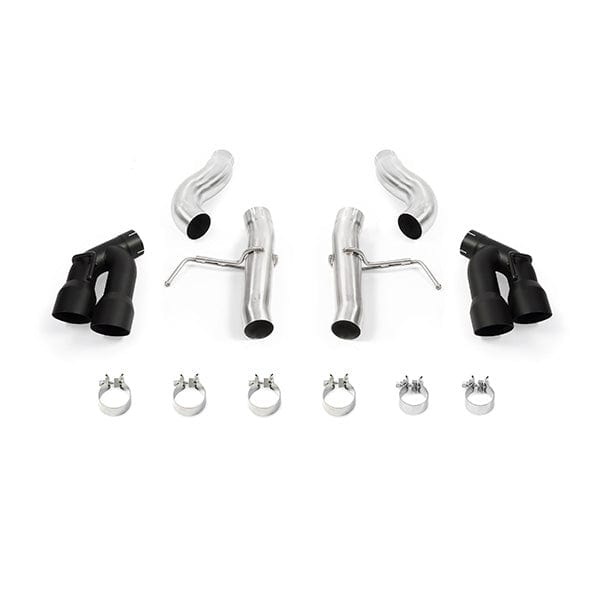Mishimoto Chevrolet Camaro 2.0T/V6 Quad-Tip Race Axle-Back Exhaust, 2016+ Black Tips