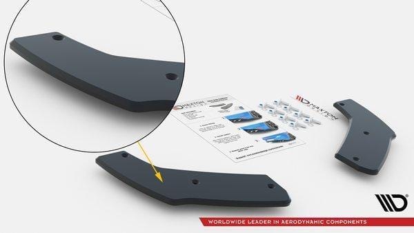 Maxton Design Racing Durability Rear Side Splitters Volkswagen Golf Mk8 GTi