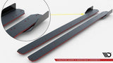 Maxton Design Racing Durability Side Skirts Diffusers + Flaps Volkswagen Golf Mk8 GTi / GTi Clubsport / R-Line