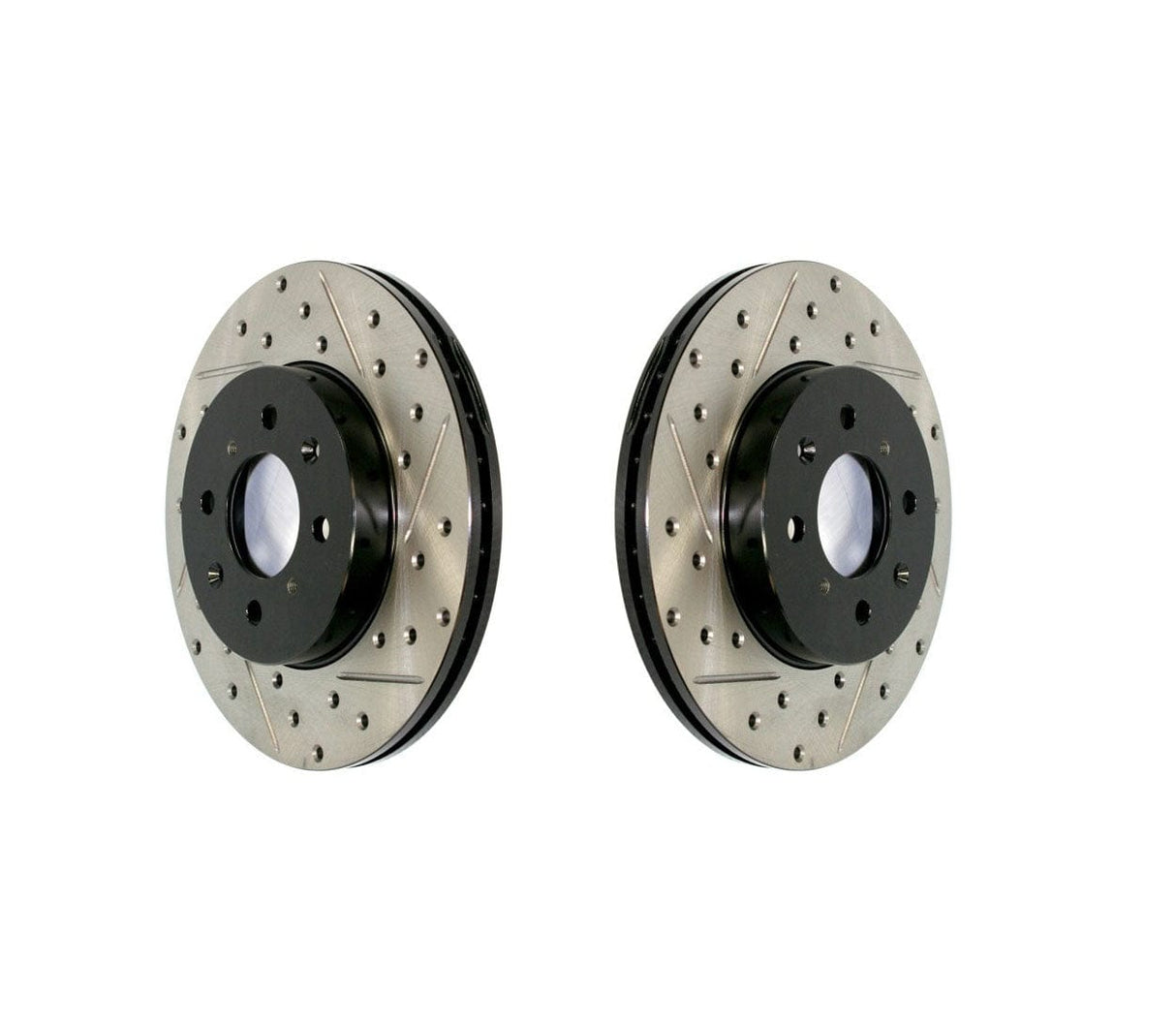 StopTech Slotted & Drilled Sport Brake Rotors (Rear) - BMW / F30 / 3-Series / 4-Series (300mm)