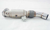 Racing Dynamics Catted Downpipe W/ Heat Shield - BMW / / M240I / 340I / 440I / 540I