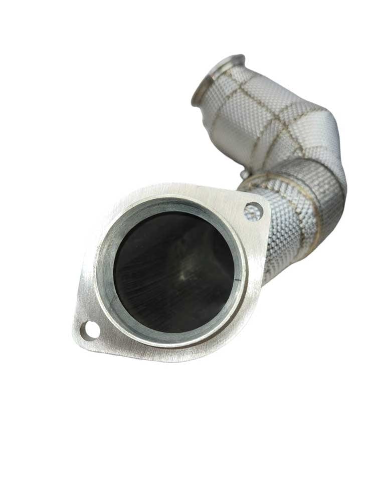 Racing Dynamics Downpipe w/ Cats and Heat Shield for BMW X5 / X6 / 750i / 550i / 650i