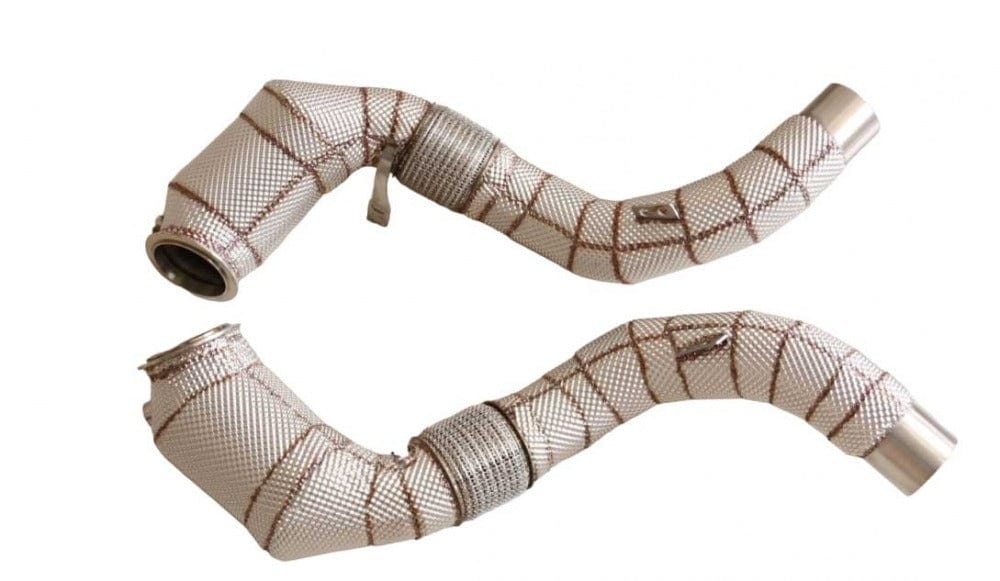Catted Downpipes w/HS (Slip Connections) - BMW X5 / X6 / 750i / 550i / 650i (2012-18)