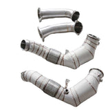 Racing Dynamics Catted Downpipes w/HS - BMW / F9X / M5 / M8 / X5M / X6M