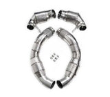Racing Dynamics Catted Downpipe With Heat Shield - BMW / S63 / F90 M5 2017+