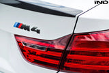 IND Painted Trunk Emblem (Gloss Black) - BMW / F82 / F83 / M4