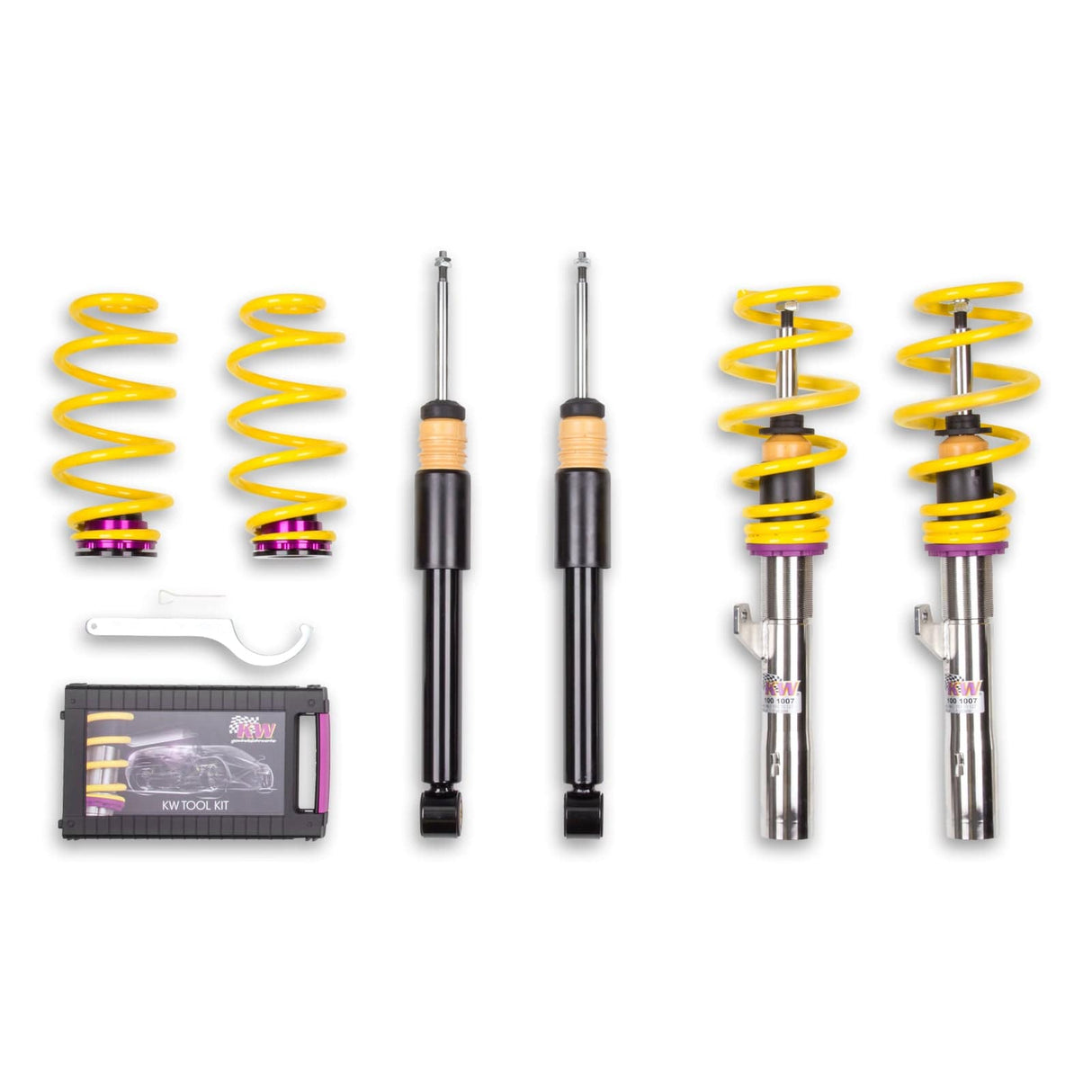 KW V2 Coilover Kit - Audi TT (8J) Roadster Quattro (6 cyl.), without magnetic ride