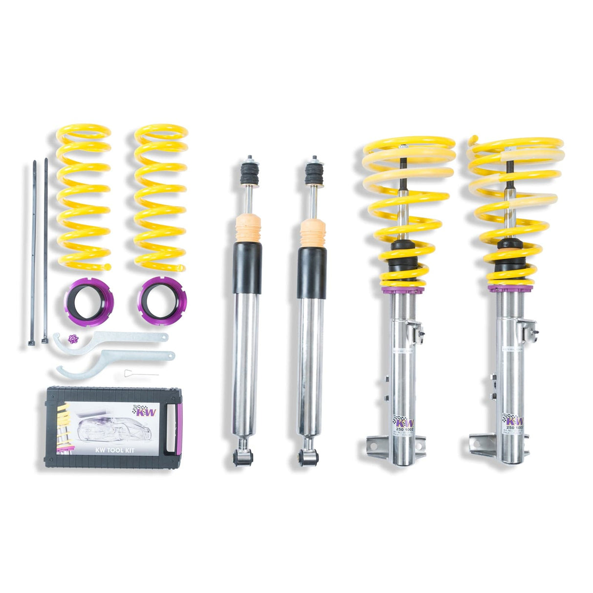 KW V2 Coilover Kit - Mercedes-Benz C-Class (203, 203K), all engines, RWD