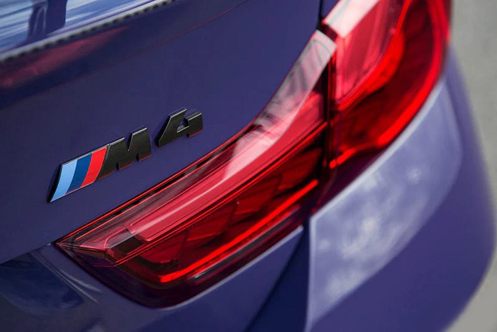 IND Painted Trunk Emblem (Gloss Black) - BMW / F82 / F83 / M4