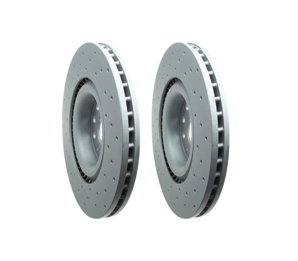 Cross Drilled Rotor Set (345x30mm) - VW / Passat / CC / Mk5 R32 / Mk6 Golf R