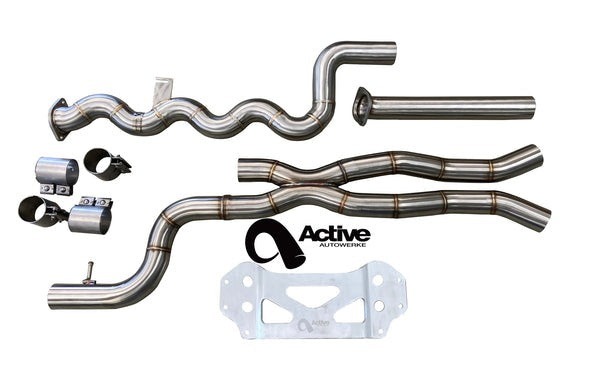 Active Autowerke Signature Equal Length Mid-Pipe w/ G87 Brace - BMW G87 M2