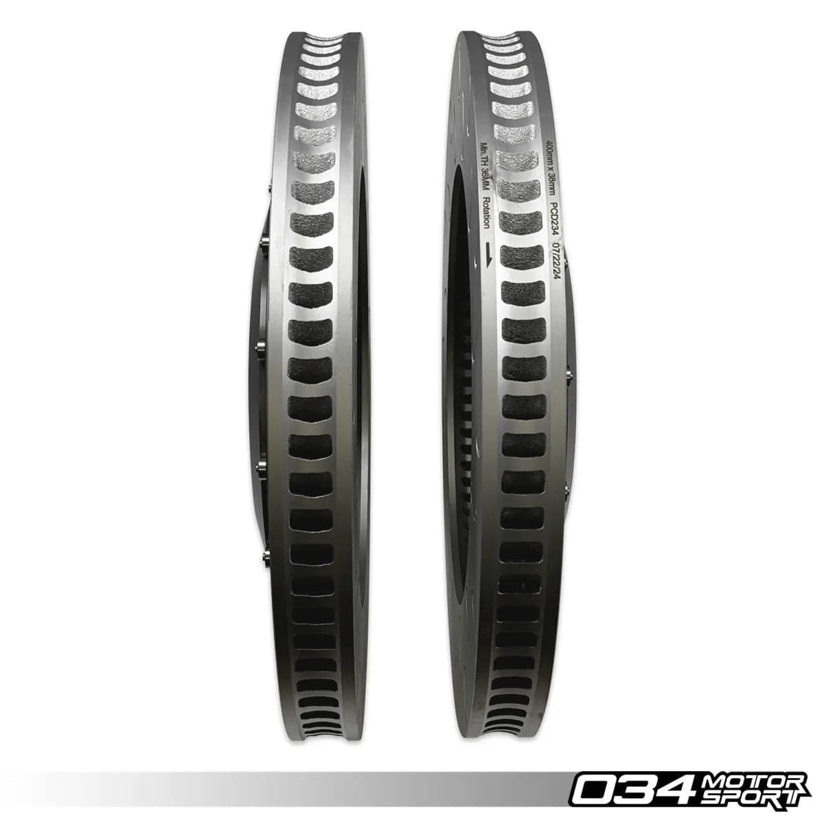 034Motorsport 2-Piece Floating Front Brake Rotor Upgrade Kit - Audi / 4M / 4M.5 / SQ7 / SQ8