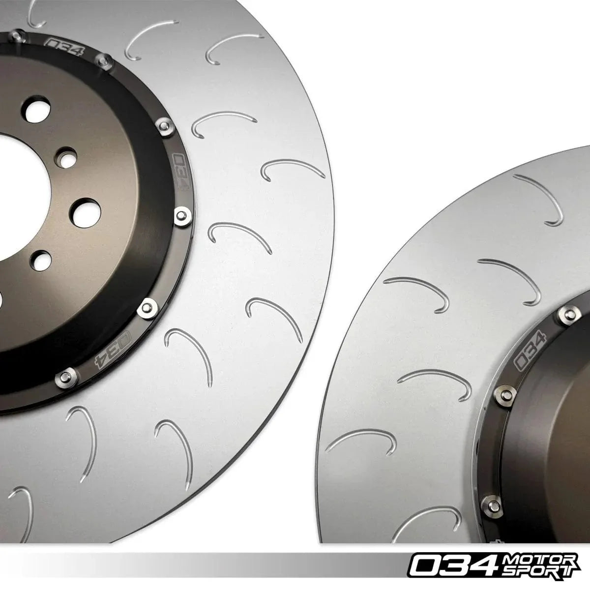 034 Motorsport 2-Piece Floating Front Brake Rotor Upgrade Kit - BMW F8X / M3 / M4 / M2 Competition