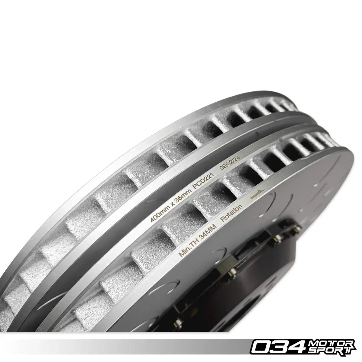 034 Motorsport 2-Piece Floating Front Brake Rotor Upgrade Kit - BMW F8X / M3 / M4 / M2 Competition