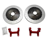 034 Motorsport 2-Piece Floating Rear Brake Rotor 370mm Upgrade for B9/B9.5 Audi A4/S4, A5/S5, Q5/SQ5, & RS4/RS5