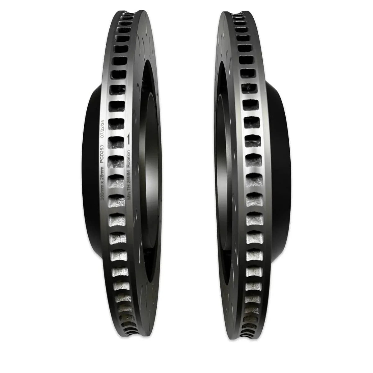034 Motorsport 2-Piece Floating Rear Brake Rotor Upgrade Kit - BMW F8X / M3 / M4 / M2 Competition