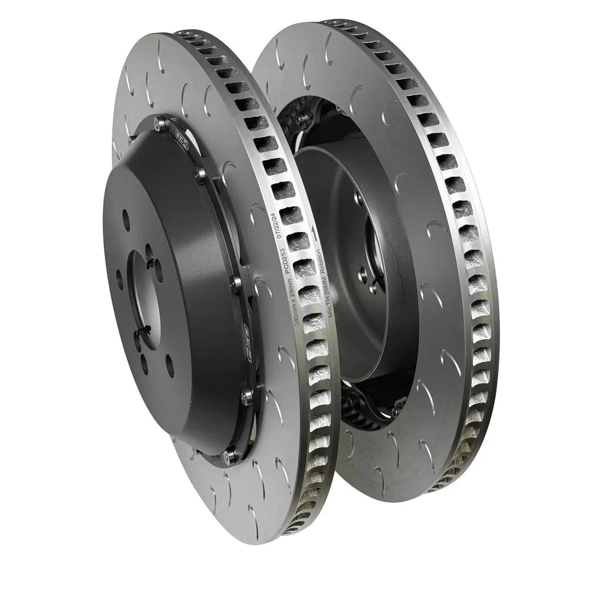034 Motorsport 2-Piece Floating Rear Brake Rotor Upgrade Kit - BMW F8X / M3 / M4 / M2 Competition