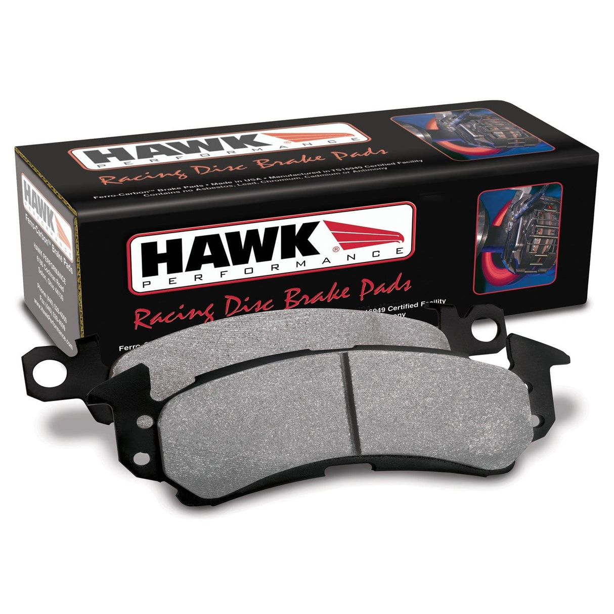 Hawk 14-15 Chevrolet Camaro 7.0L Z28 (Incl.Pad Wear Sensor) Front ER-1 Brake Pads