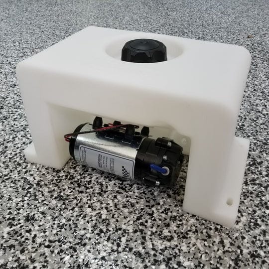 Burger Motorsport - 2 Gallon Low Profile Universal Water/Methanol Injection (WMI) Tank