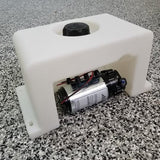 Burger Motorsport - 2 Gallon Low Profile Universal Water/Methanol Injection (WMI) Tank