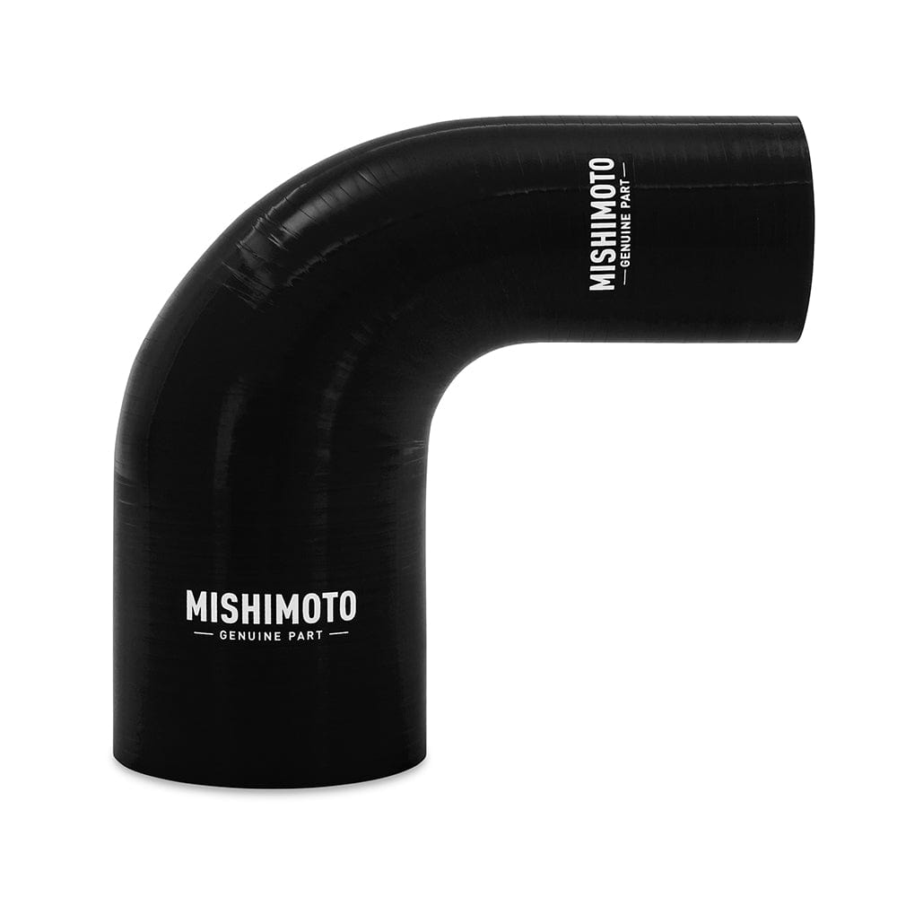 Mishimoto 90-Degree Silicone Transition Coupler, 1.75-in to 2.50-in, Black