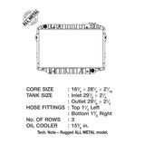 CSF Performance 93-97 Toyota Landcruiser (3-Row Copper Core) Radiator
