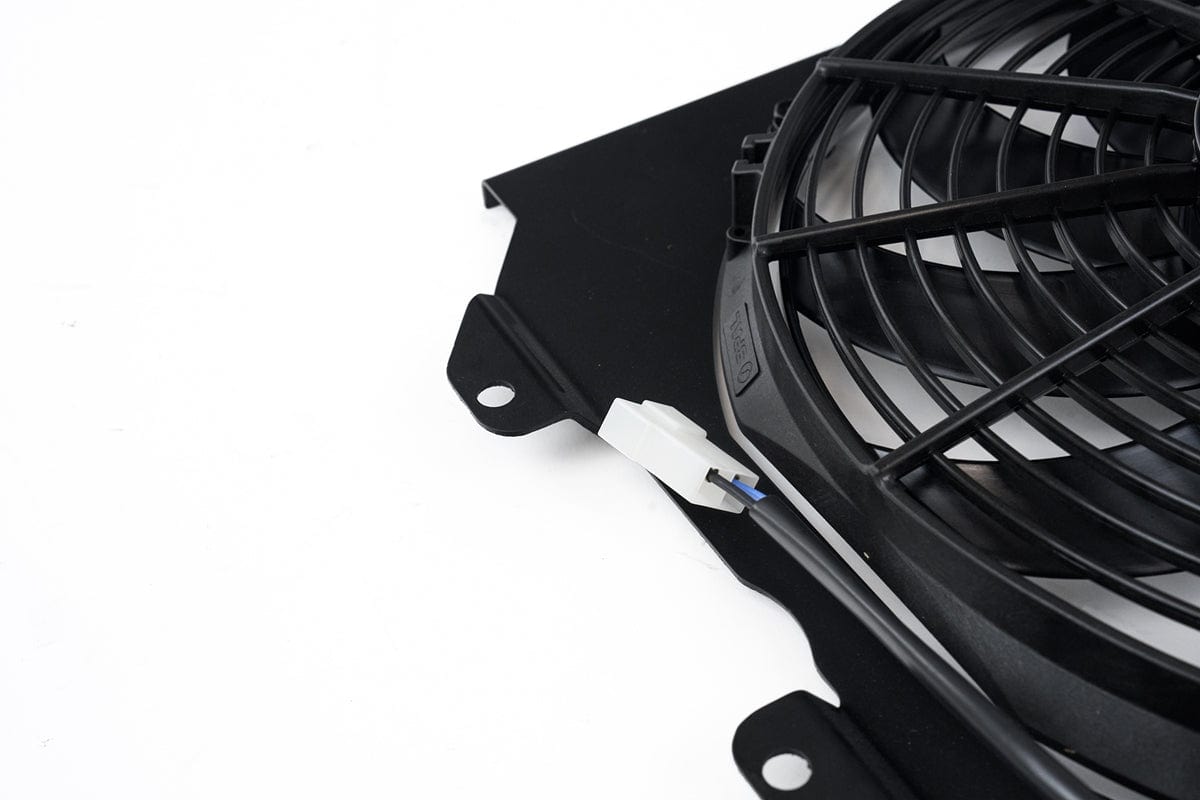 CSF Performance 92-00 Civic All-Aluminum Fan Shroud w/ 12-inch SPAL Fan - Black