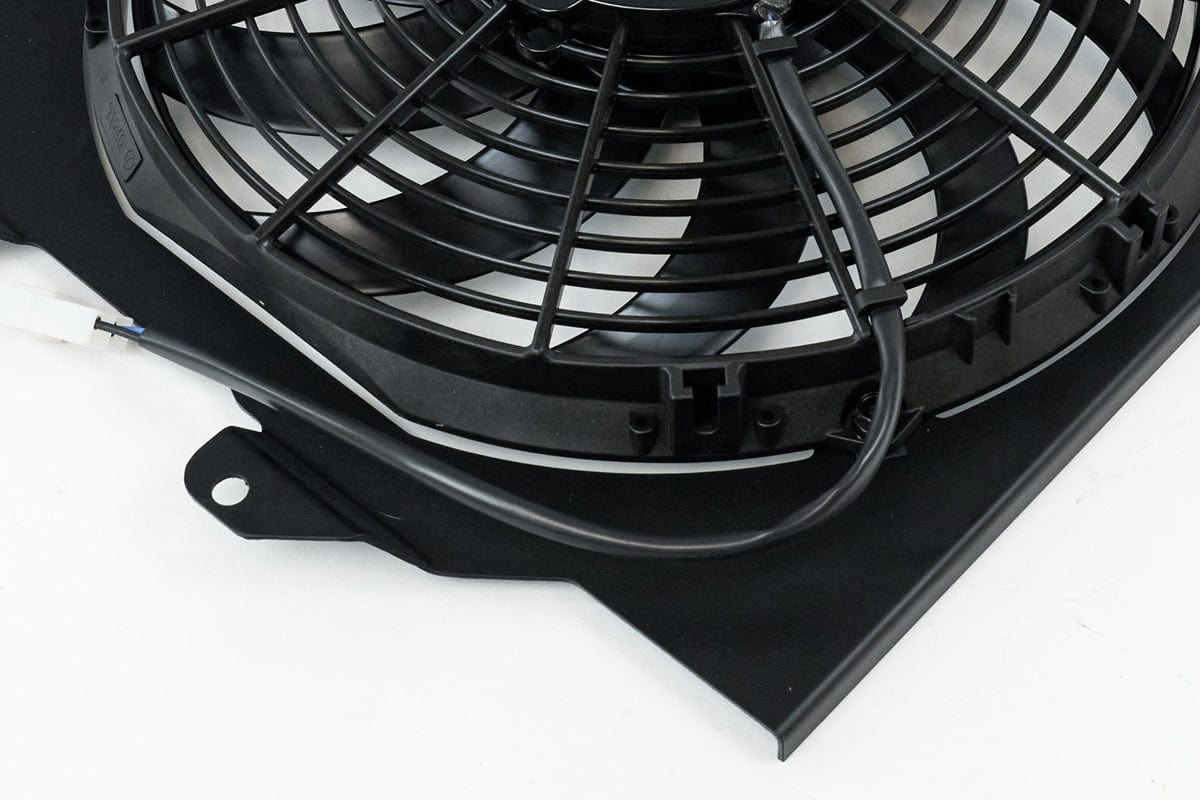 CSF Performance 92-00 Civic All-Aluminum Fan Shroud w/ 12-inch SPAL Fan - Black