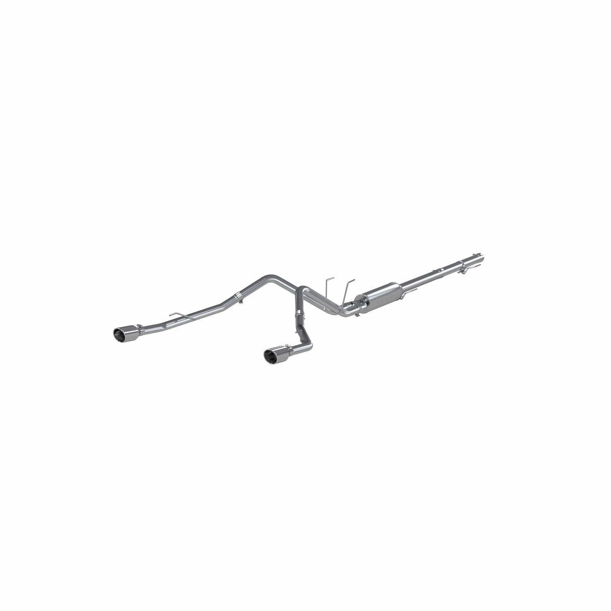 MBRP 2009 Dodge Ram 1500 5.7L Cat Back Dual Split Rear (Aluminum)