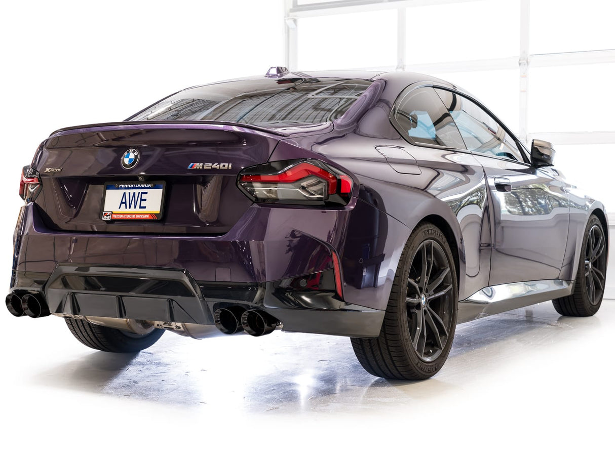 AWE Cat-Back Exhaust for G42 BMW M240i