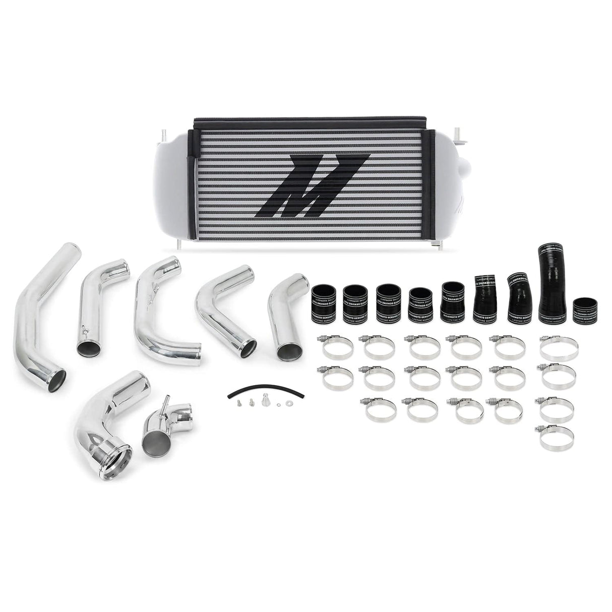 Mishimoto 15-16 Ford F-150 EcoBoost 3.5L Silver Performance Intercooler Kit w/ Polished Pipes