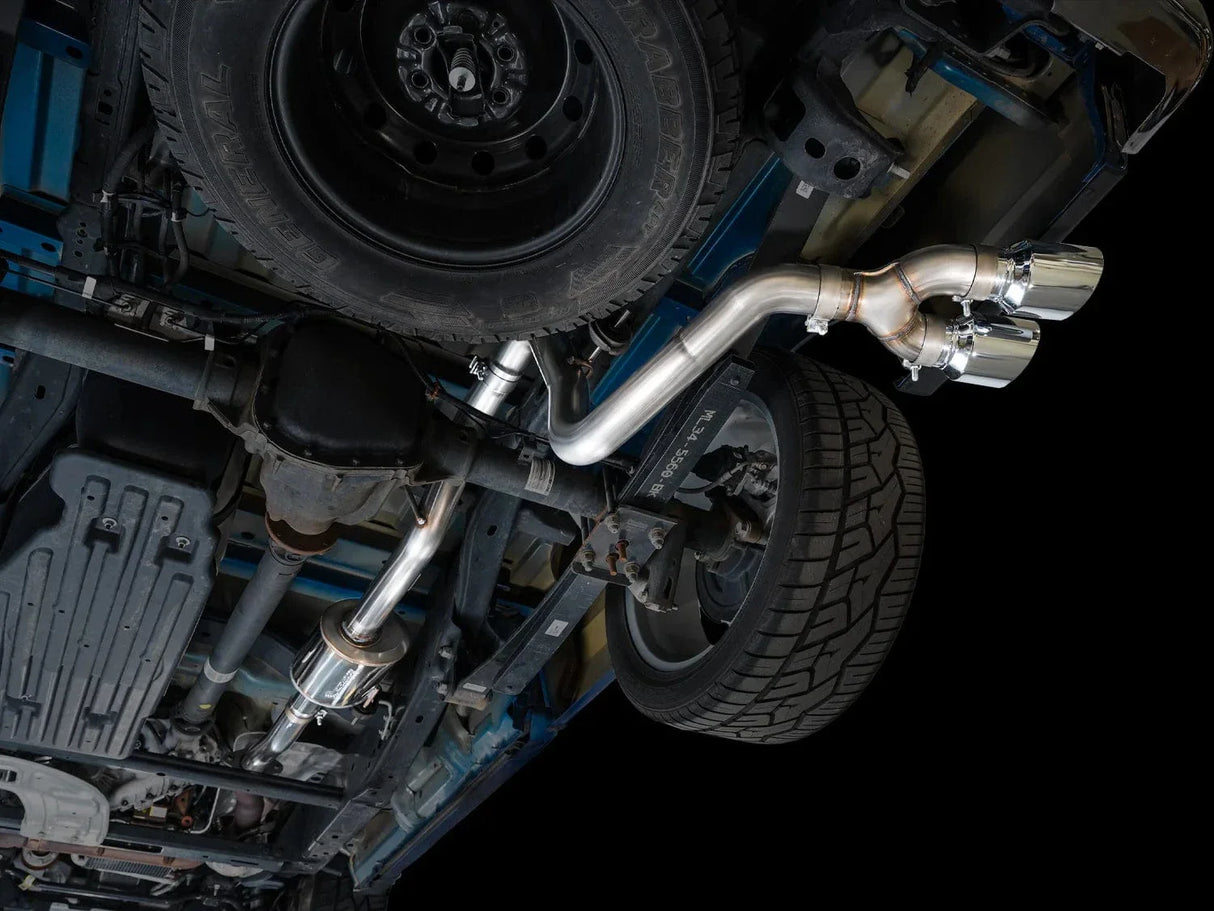 AWE 0FG Dual Side Exit Exhaust - Ford F-150 Regular Cab