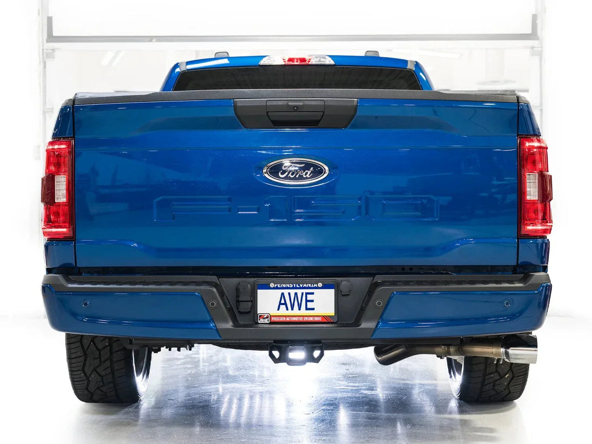 AWE 0FG Dual Side Exit Exhaust - Ford F-150 Regular Cab