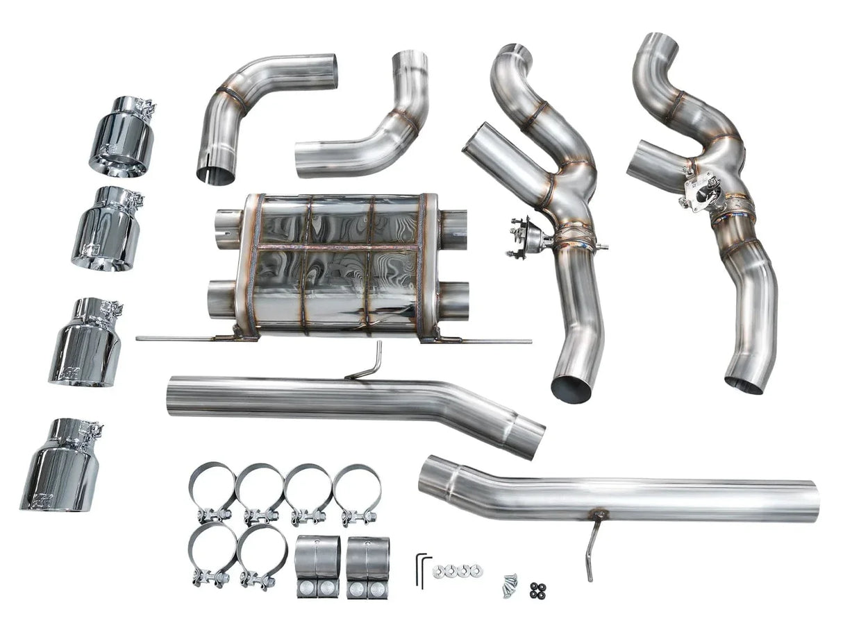 AWE Valved SwitchPath Axleback Exhaust - BMW F9X / X3 M / X4 M