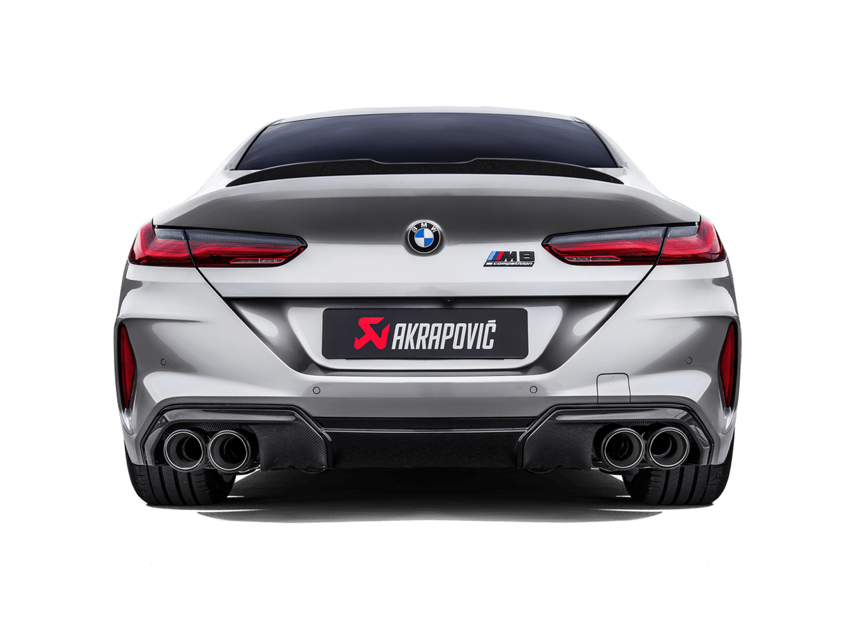 Akrapovic Evolution Line Cat Back (Titanium) w/Carbon Tips - BMW / F93 / M8 / M8 Competition