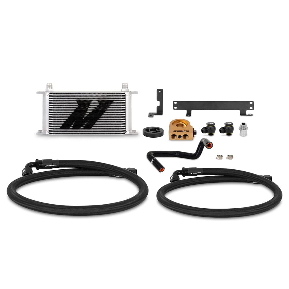 Mishimoto Thermostatic Oil Cooler Kit, Fits Subaru WRX 2022+, Silver