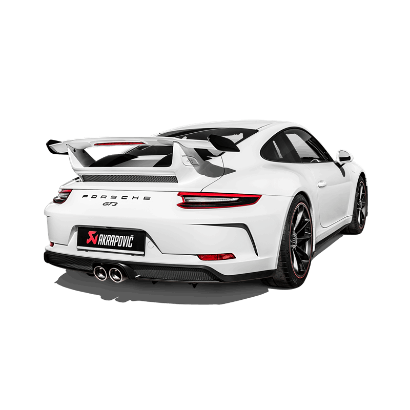 Akrapovic Porsche 911 GT3 (991.2) Slip-On Race Line (Titanium) w/Header/Tail Pipes