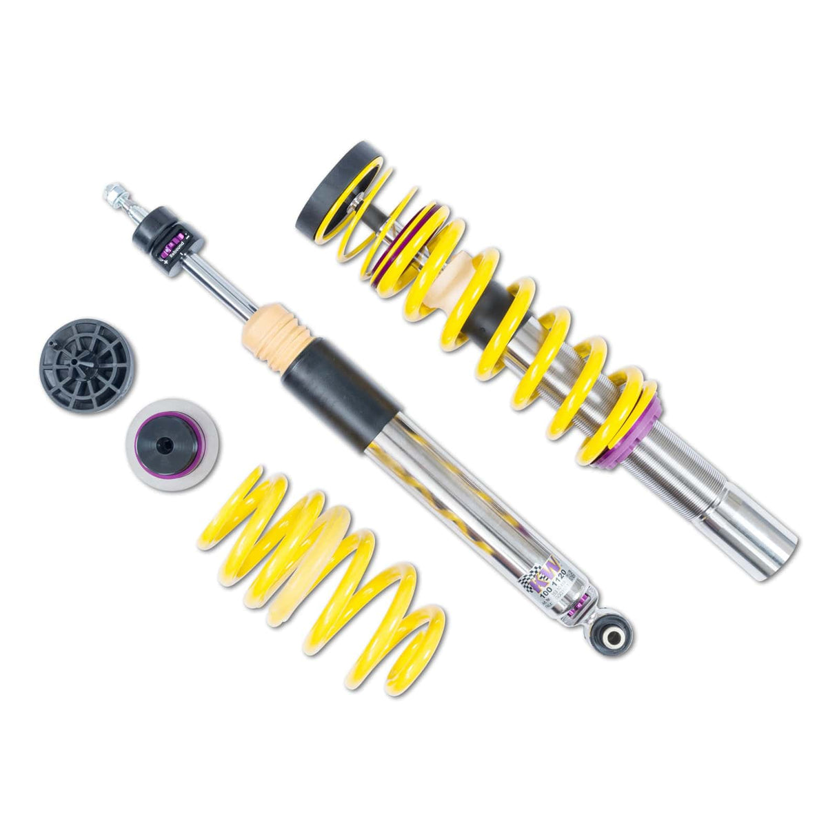 KW V3 Coilover Kit Bundle - Audi A4, S4 (B9) Sedan; A5 Coupe; Quattro; with electronic damping control